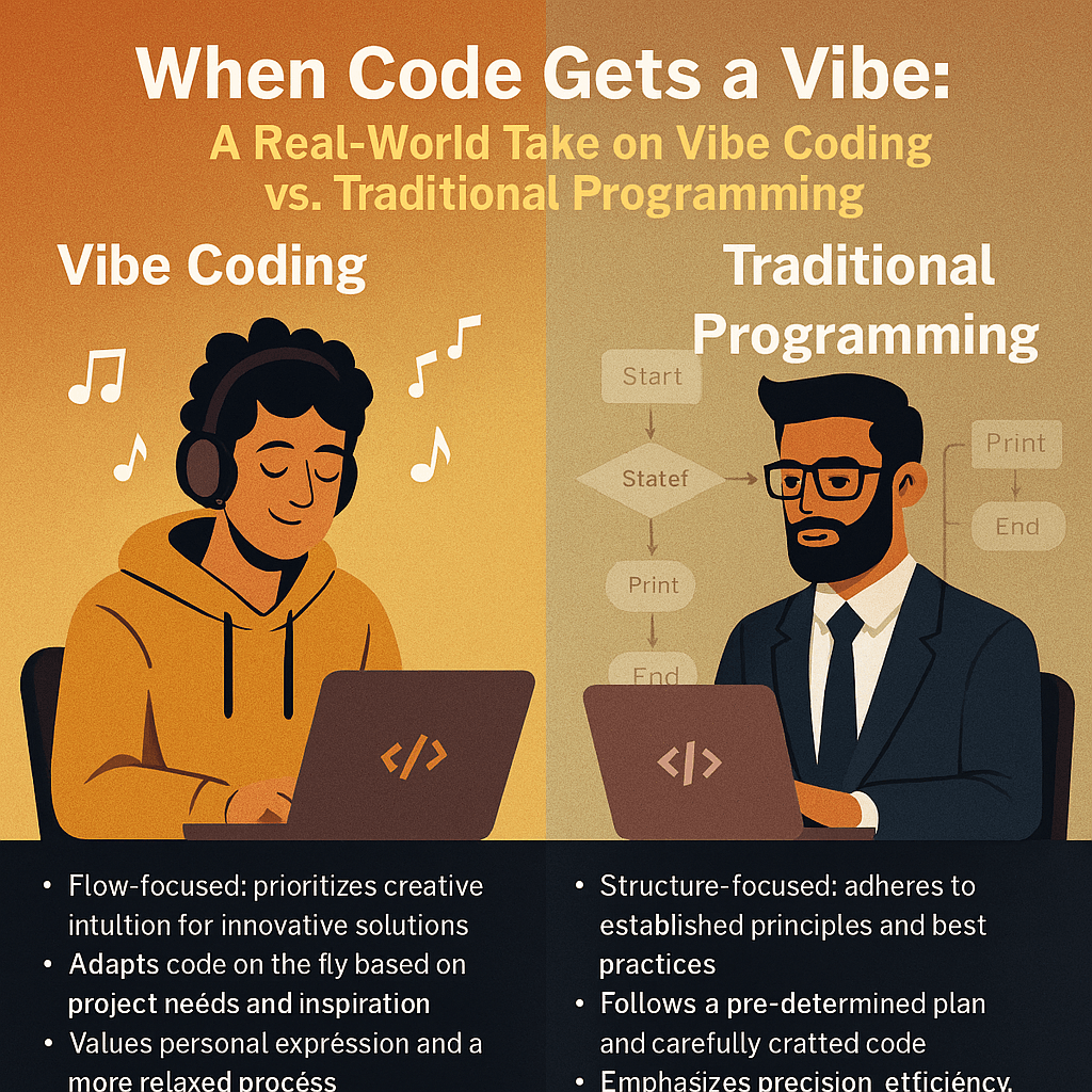When Code Gets a Vibe: A Real-World Take on Vibe Coding vs. Traditional Programming Cover