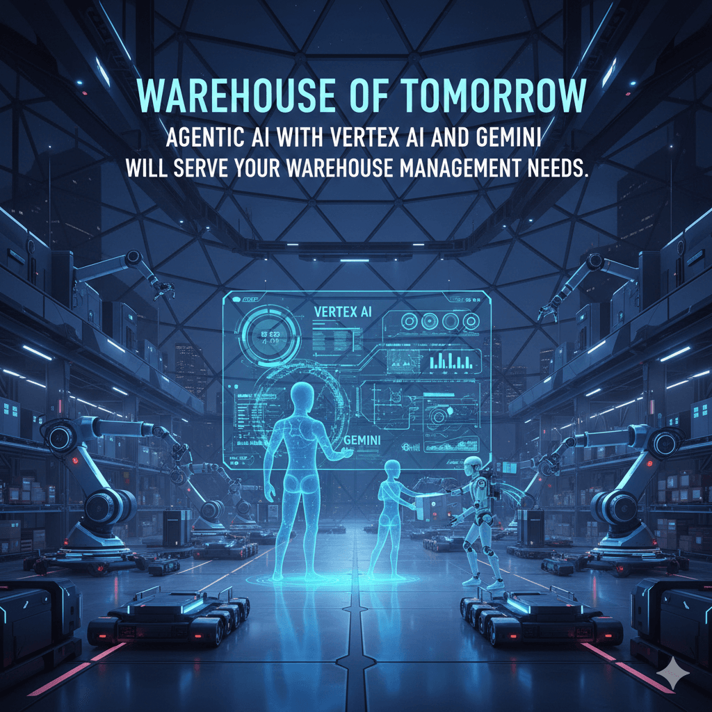Warehouse of Tomorrow: How Agentic AI with Vertex AI and Gemini Will Serve Your Warehouse Management Needs Cover