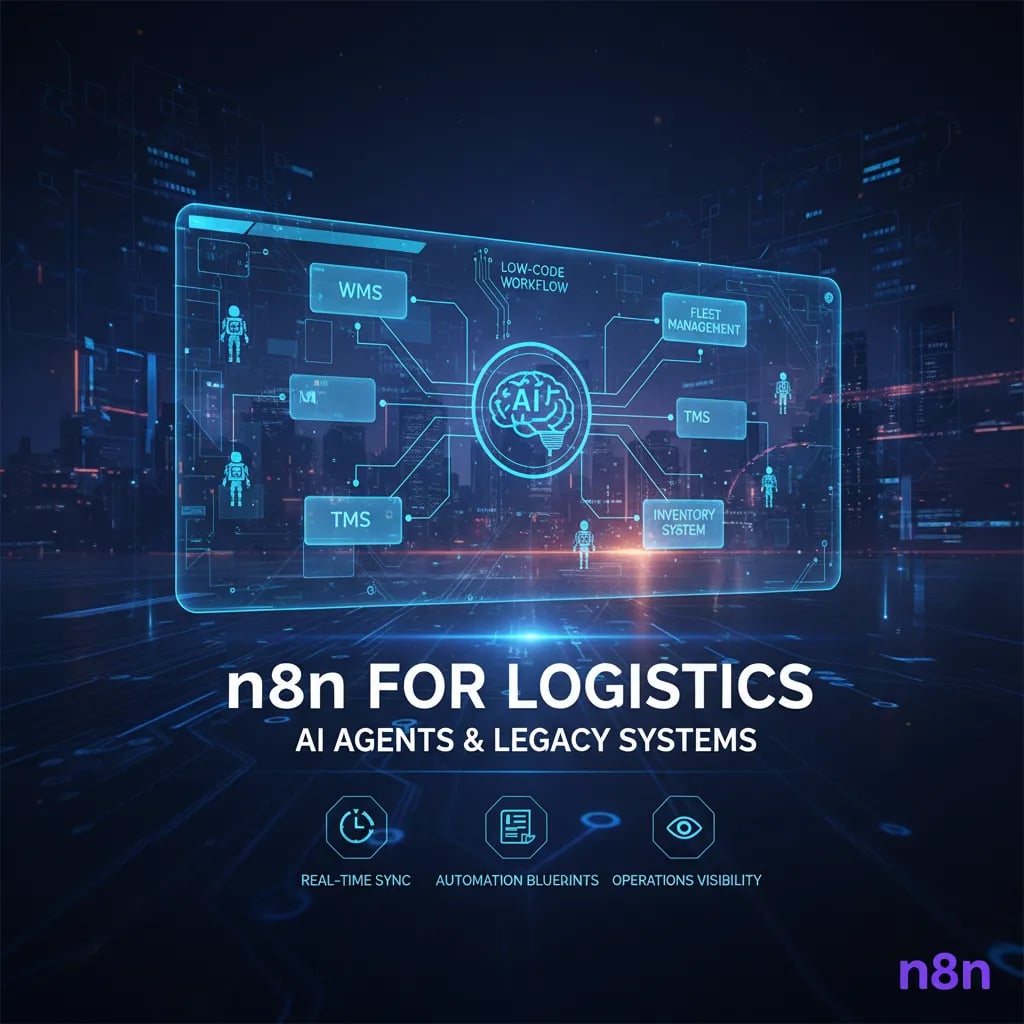 n8n for Logistics: AI Agents & Legacy Systems Cover